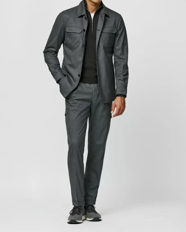 ASF003-LP-JY-steel-grey-stretch-tropical-wool-plain-weave-1. - Bogey's ...