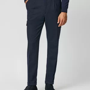 bl0030 blue wool flannel w/ cargo pocket