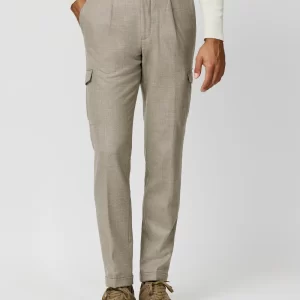 asf019 taupe twill w/cargo pocket