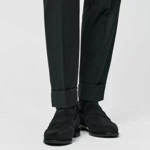 sde01 suede black penny