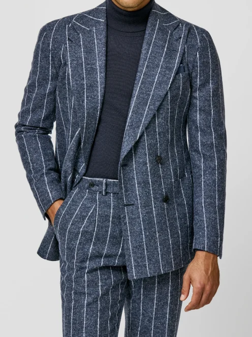 Blue Slate Chulk Stripe Jacket 6047